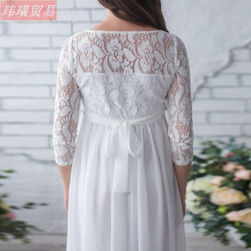 Pregnant Maternity Photography Props Women Pregnancy dress - 图0