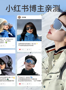 雪山护目镜偏光防紫外线户外防风