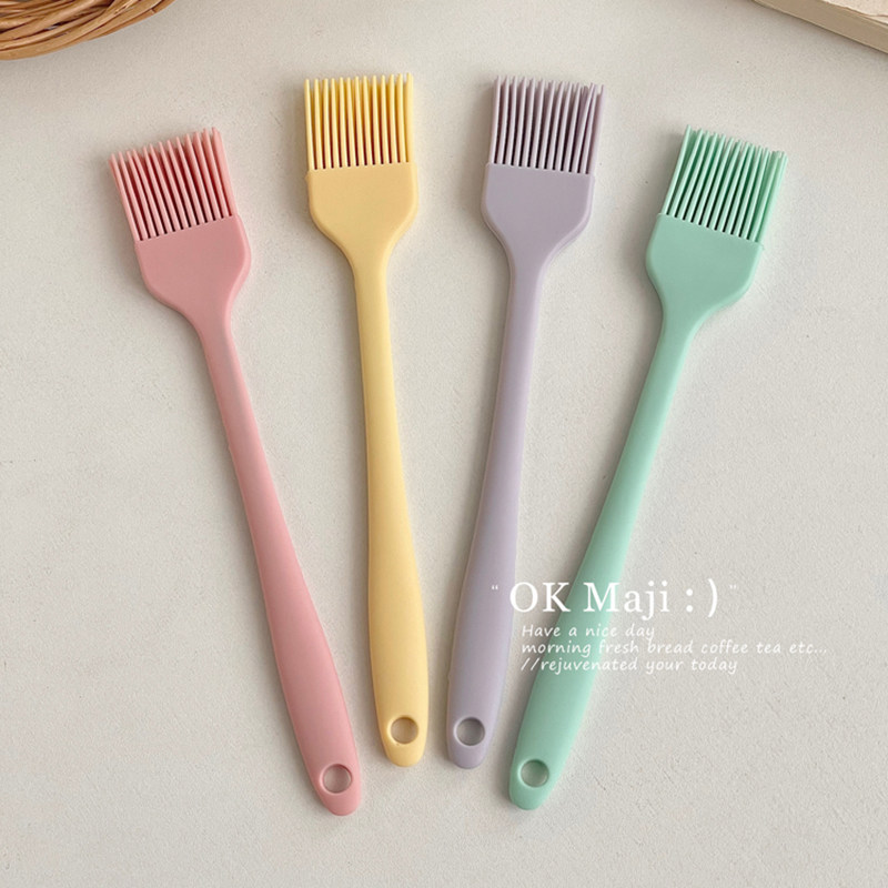 Integrated silicone baking brush oil brush