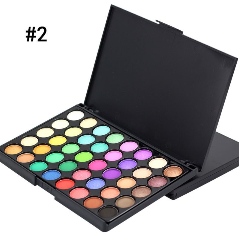 40 Colors Eyeshadow Palette Matte Mineral Pigmented High Tex - 图2