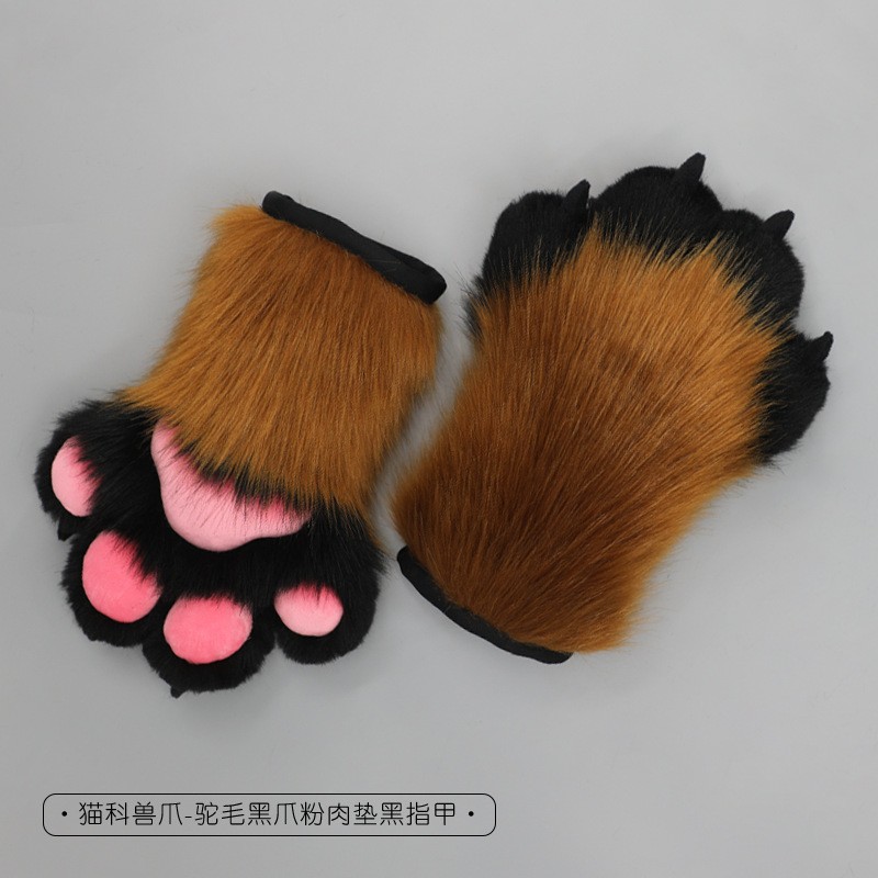 furry兽装爪子fursuit半装可爱兽猫爪通用福瑞控cos日系毛毛配饰 - 图2