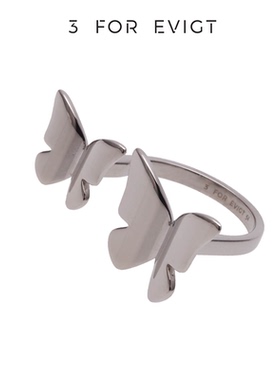 3forevigt蝴蝶戒指现货