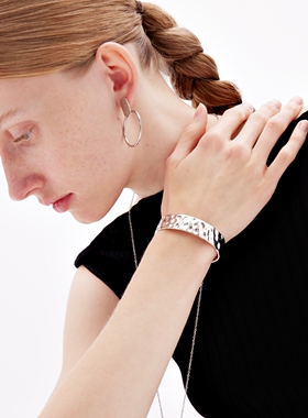 3 for evigt镀18K金维纳恩系列涟漪手镯水花波纹活力假日