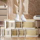 Bathroom slit storage cabinet drawer type toilet narrow-slit storage cabinet plastic bathroom ultra-narrow gap cabinet side cabinet