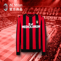 (official website in the same section) AC Milans retro series 1988 home needle weasel-jersey Winter New Thickened Inner Hitch Collection