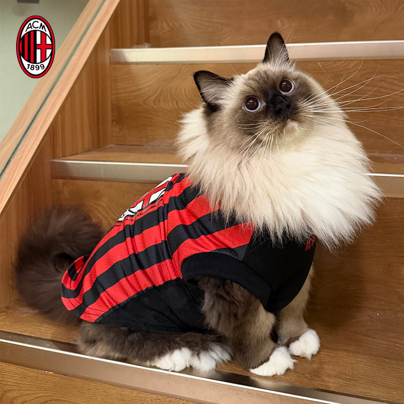 AC米兰萌宠宠物服球迷用品米兰周边宠物T恤猫狗服饰T恤衫,淘宝优惠券,粉丝福利购,淘宝优惠卷