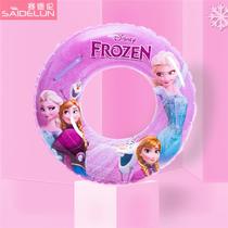 Princess Aisha Swimming ring with handle Child female Aisha Queen swimsuit Anti-overturning elsa equips Axillary Rim Summer