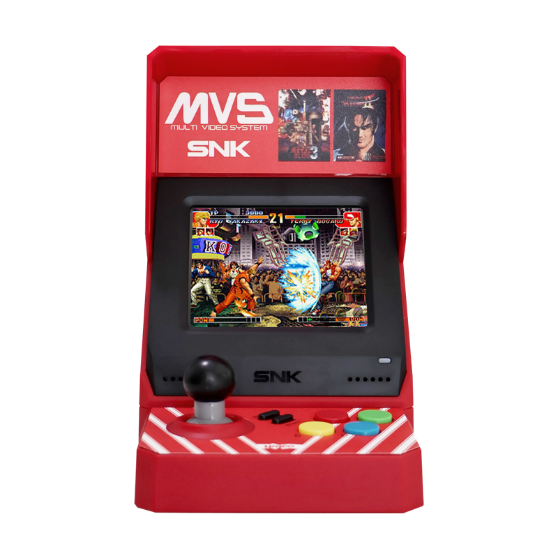 SNK正版 MVS mini 家用游戏机摇杆式双人游戏机连电视复古掌上小街机拳皇掌机合金弹头 怀旧送男友礼品