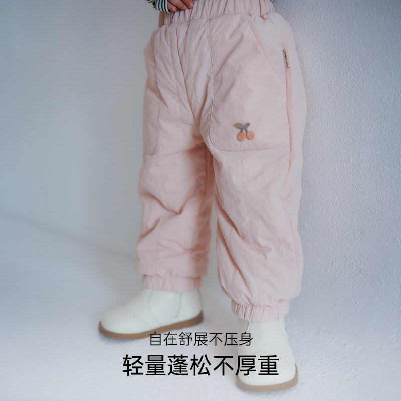 OakFamily儿童束脚裤夹棉冬新款宝宝长裤卫裤保暖舒适休闲裤子,淘宝优惠券,粉丝福利购,淘宝优惠卷