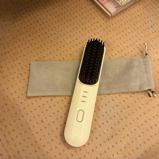 卷发器宿舍可用便携无线直发梳便携负离子不伤发直卷两用神器女