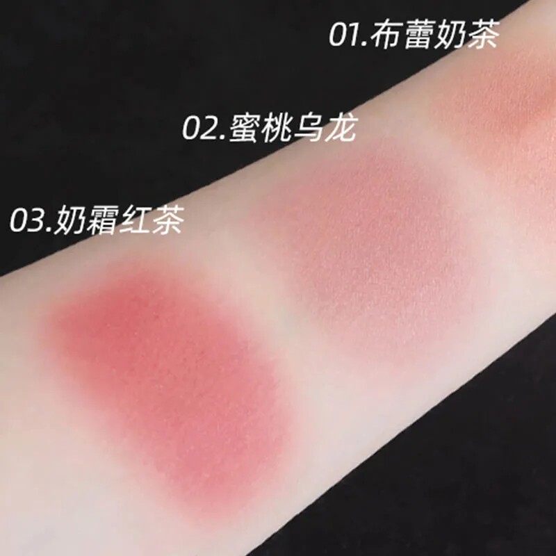 李佳绮推荐三色腮红胭脂膏自然粉饼 XZP腮红/胭脂