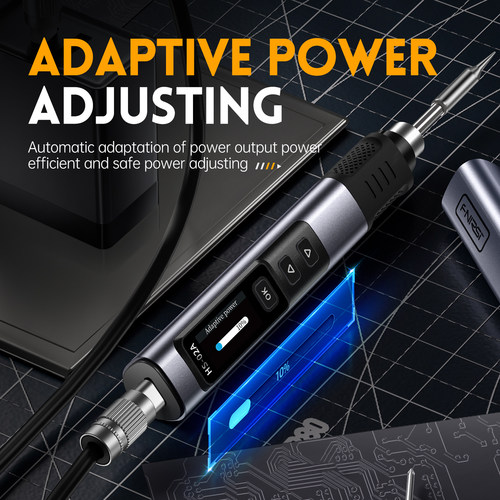 FNIRSI HS-02 Smart Electric Soldering Iron 100W Adjustable - 图2