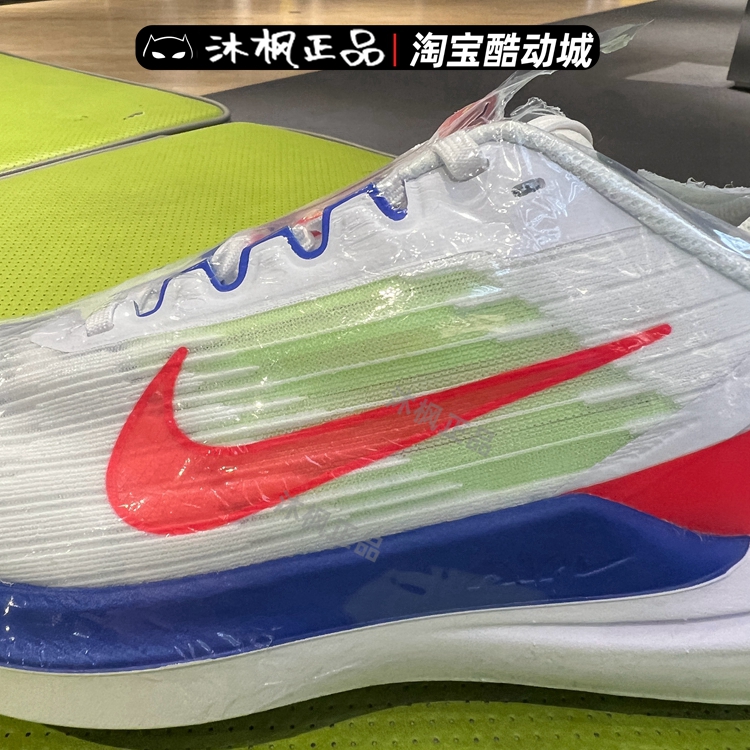 正品NIKE耐克男鞋2022秋季新款ZOOM气垫缓震运动跑步鞋DX3355-100 - 图1