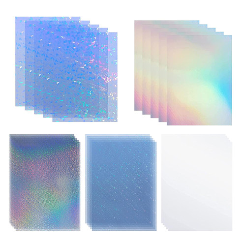 冷裱膜镭射A4自粘吧唧保护膜照片覆膜纸防水手工树叶标本塑封膜 - 图2