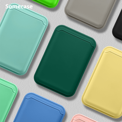 硅胶MagSafe磁吸卡包适用苹果iPhone15手机壳照片证件银行卡插卡 - 图3