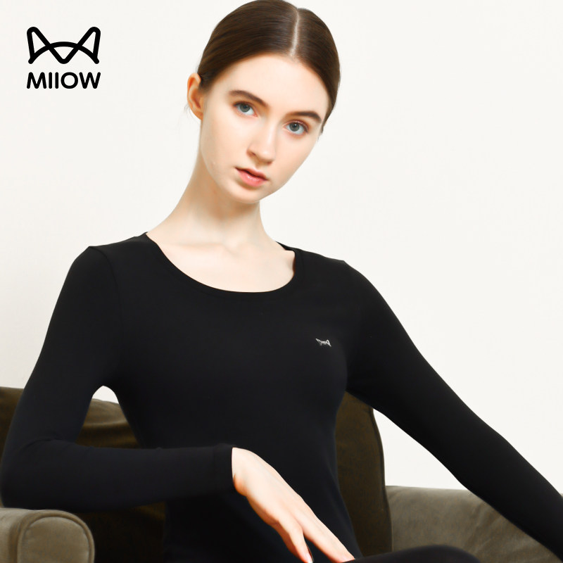 猫人秋衣秋裤套装女纯棉全棉毛衫薄款打底女士保暖内衣冬季修身,淘宝优惠券,粉丝福利购,淘宝优惠卷