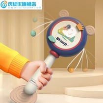 Baby rattle drum can nibble with cute baby Toddlers Toddlers bite solid teeth 0 0-1 to 3 months 6 or more 8