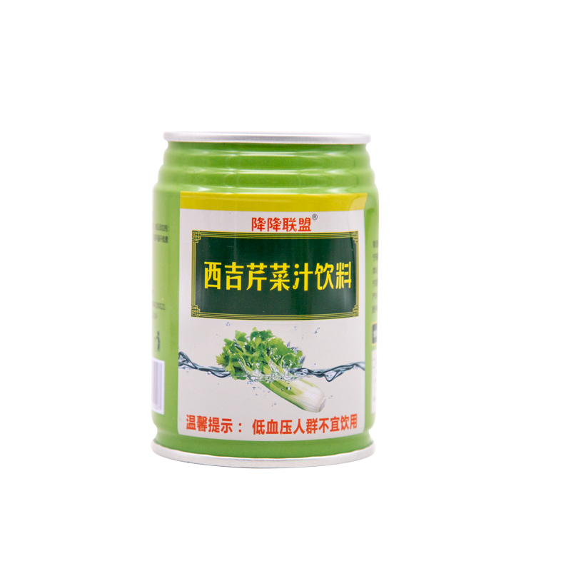 西海固西吉芹菜汁250ml*12罐装箱鲜榨西芹原汁无蔗糖饮料芹菜纯汁 - 图1