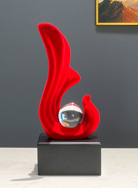 风生水起摆件高级感客厅招财电视柜酒柜装饰品轻奢高档办公室艺术