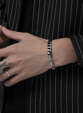 奇志爷爷男女钛钢ins手链