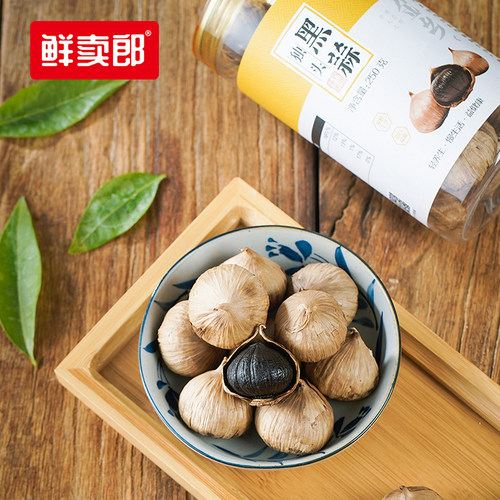 鲜卖郎金装独头黑蒜250g大个头山东发酵黑大蒜即食实惠装 - 图2
