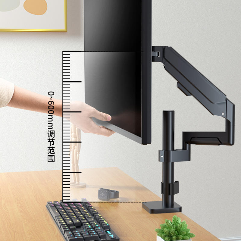 通用HKCIG27QGF40电竞显示器悬浮升降支架24/27/32寸加高电脑架 - 图0
