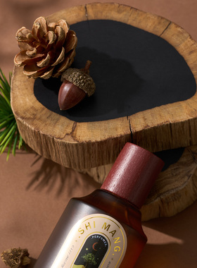 侘寂风木头拍照装饰摆件