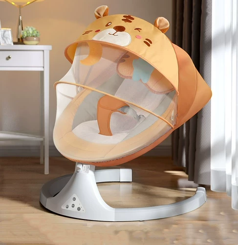 Коляска, качалка для новорожденных, электрическая успокаивающая колыбель для сна
