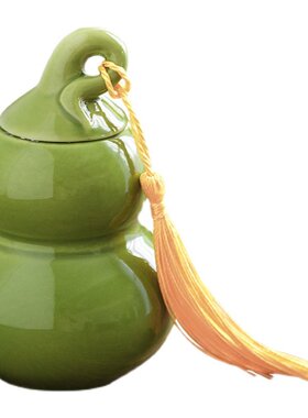 立减5元迷你陶瓷复古葫芦密封罐