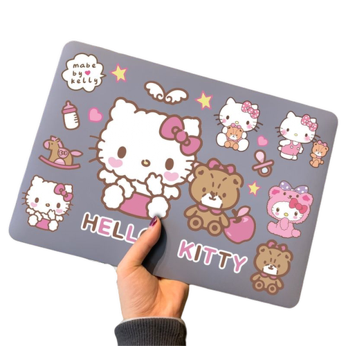 卡通可爱Hello Kitty猫笔记本电脑贴纸行李箱ipad手机壳贴画防水-图3