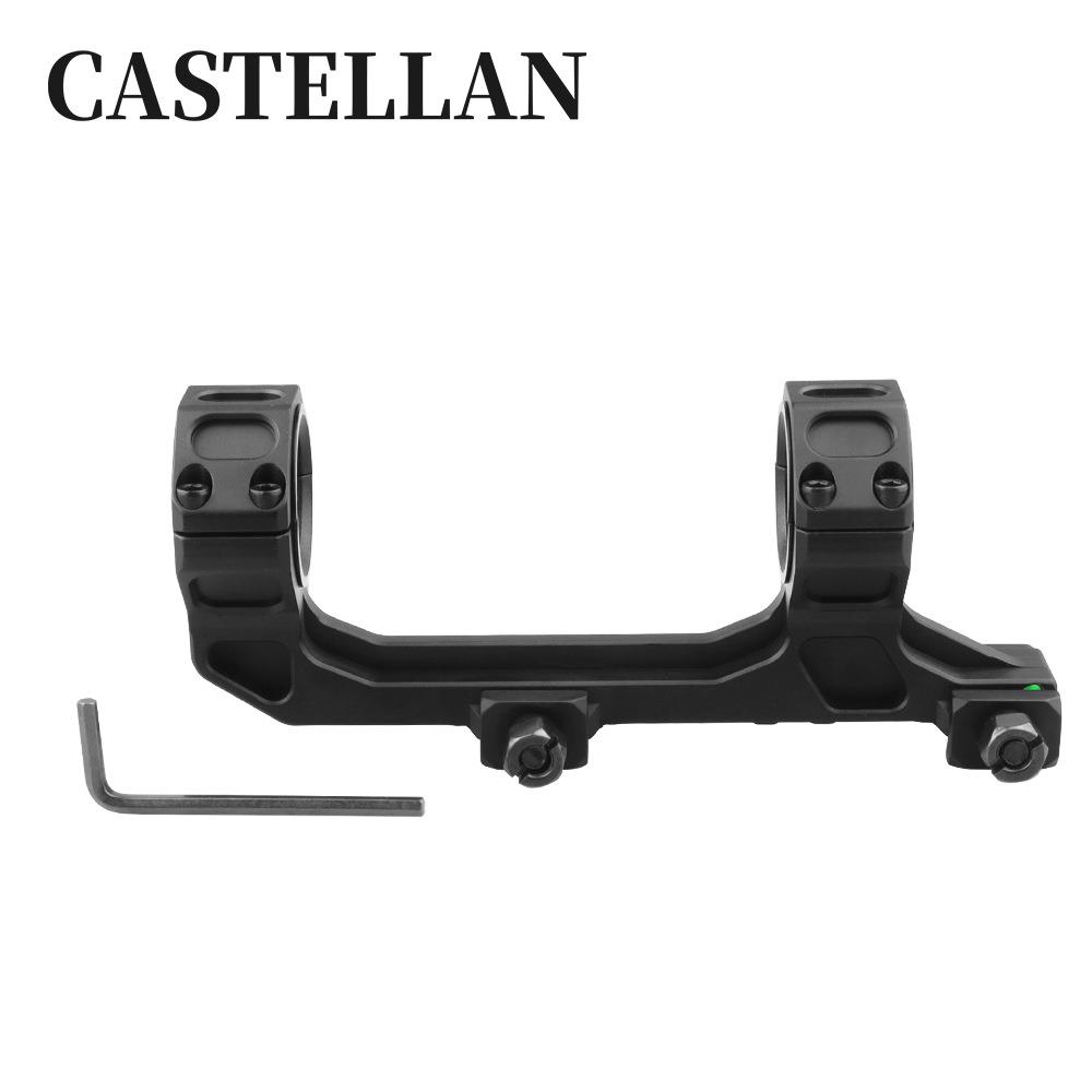 25.4 0mm瞄准镜GE支架瞄管夹长款连体支架一体管夹 - 图1