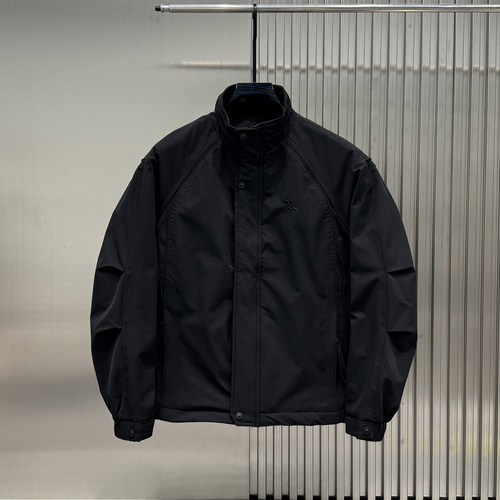 潮流韩版二棉立领夹克外套男2025冬季新款高级感设计帅气百搭棉服 - 图1