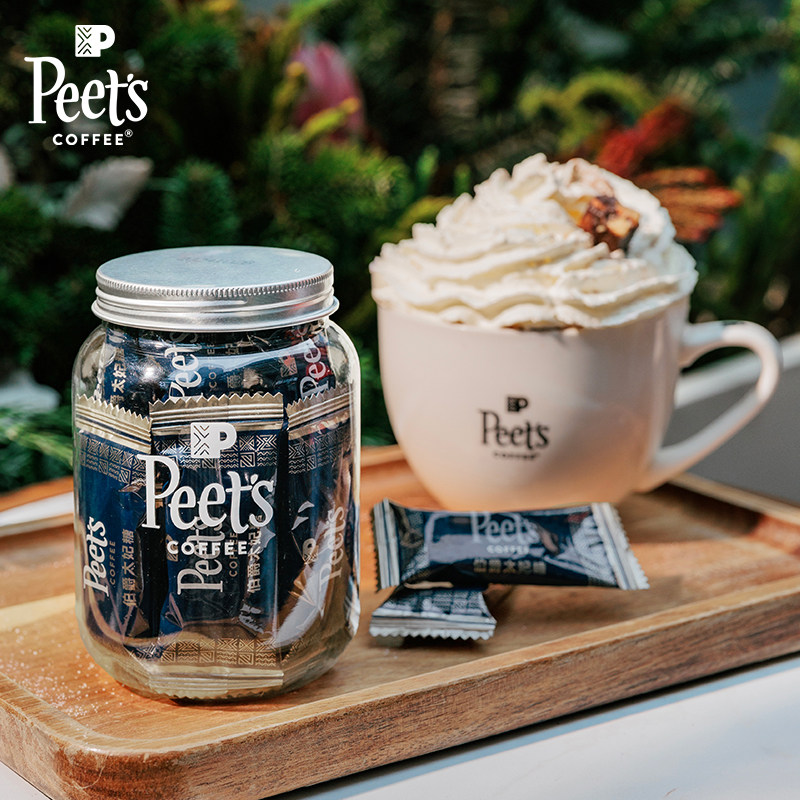 Peets皮爷咖啡海盐太妃糖罐装伯爵太妃糖扁桃仁奶酥糖抹茶牛轧糖,淘宝优惠券,粉丝福利购,淘宝优惠卷
