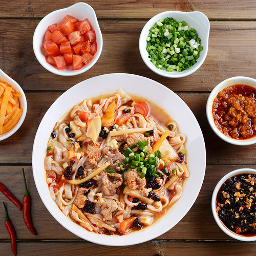 邕州老街南宁老友粉10袋装正宗广西特产速食米粉扁粉配料包酸辣粉 - 图2