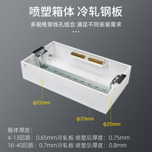 正泰配电箱家用空气开关盒子空开暗装强电箱开关箱明装盒NEX5C