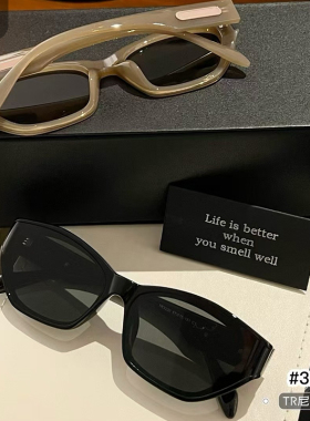 韩版新款立体猫眼曲面镜片太阳镜