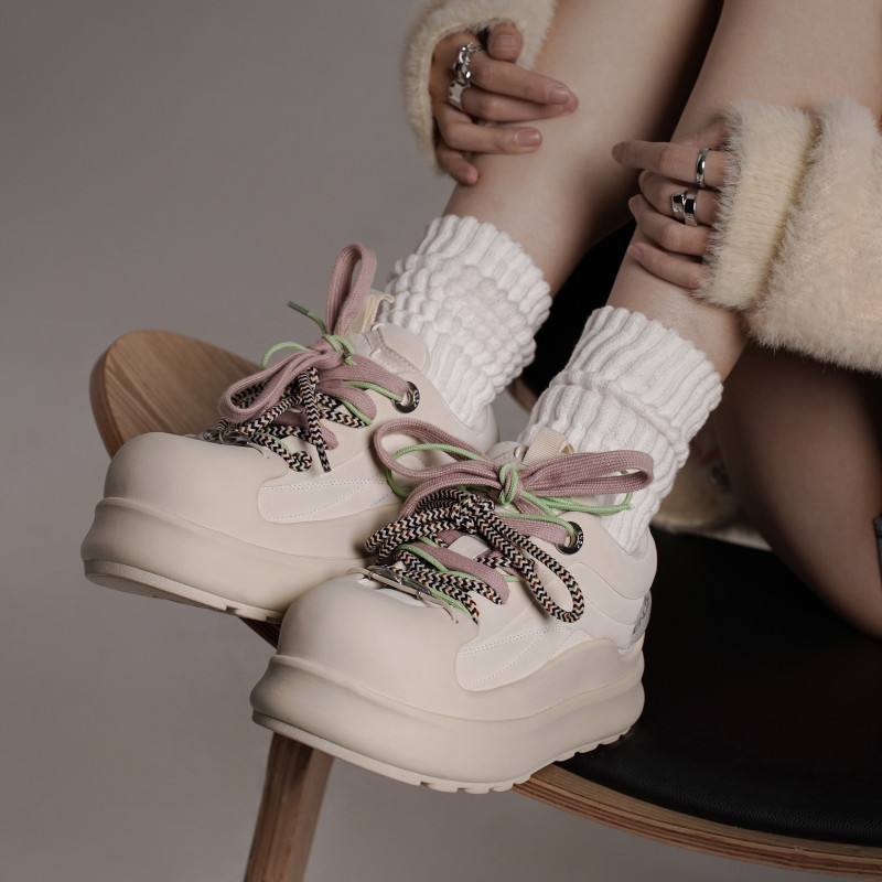 【汪苏泷 周深同款】ENDX/25SS 时尚厚底增高运动休闲板鞋大头鞋,淘宝优惠券,粉丝福利购,淘宝优惠卷