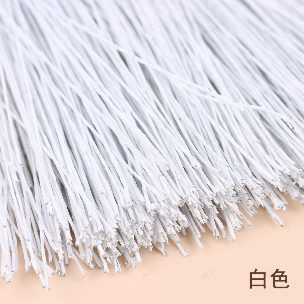 包邮纸包铁丝白色翻糖面包花细铁丝DIY钩针定型花艺纸花粘土花杆,淘宝优惠券,粉丝福利购,淘宝优惠卷