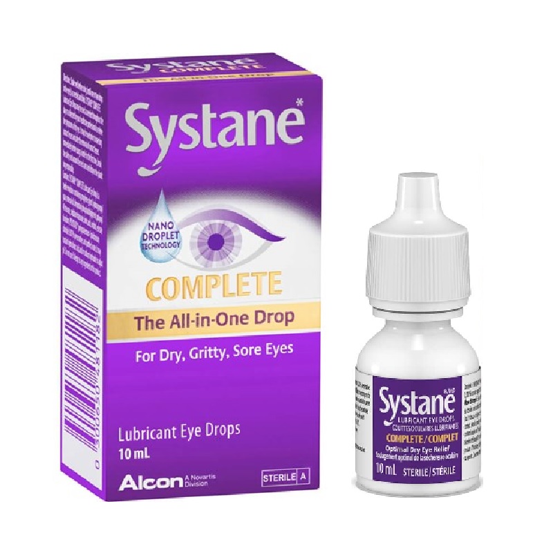 新西兰思然Systane Complete眼药水紫色纳米渗透治疗所有干眼症状-图0