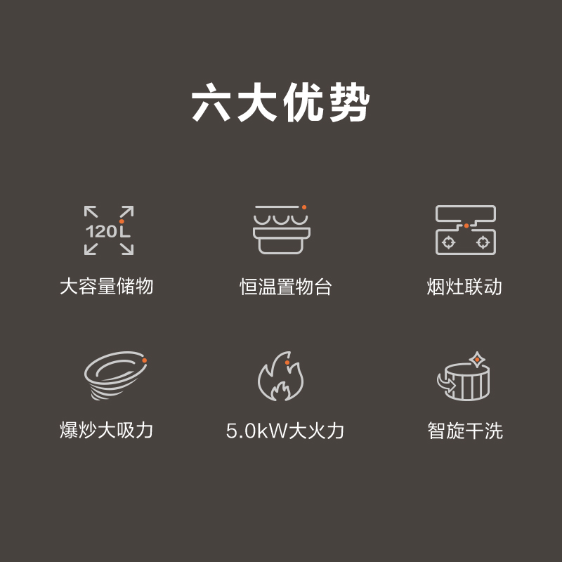 苏泊尔集成灶家用一体灶天然气保洁柜UX22抽油烟机
