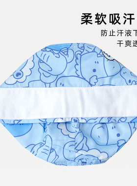 薄款手术帽全棉医护工作帽调节扣