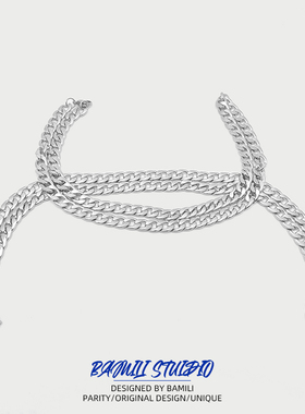 原创设计基础款项链情侣男女钛钢