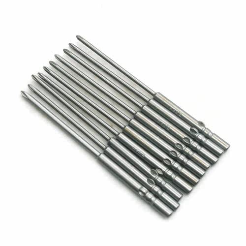 S-批头十字802电批6mm电动螺丝刀PH1-PH2批嘴S2批咀起子改锥120mm - 图1