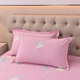 Simple thickened pure cotton brushed four-piece set