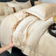 2025 winter new milk velvet thickened four-piece set