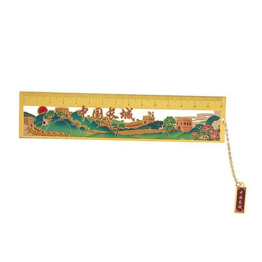 Metall-Lesezeichen der Chinesischen Mauer, Beijing Scenic Area, Buntes Lineal, Mutianyu Badaling, Reise-Lesezeichen der Chinesischen Mauer