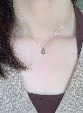 国风水滴项链女款2026新款百搭