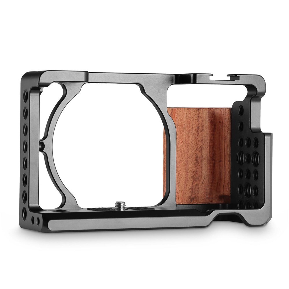 SmallRig Camera Cage Stabilizer A6000 A6300 Cage with Woode - 图1