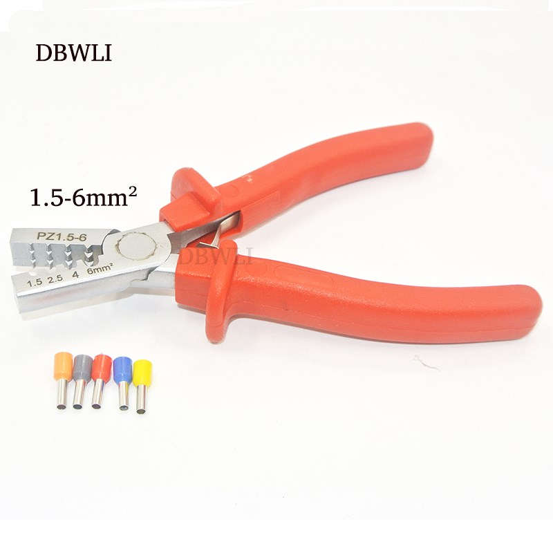 Small Crimper Pliers 0.25-35mm Germany Style Electrical Boot - 图1