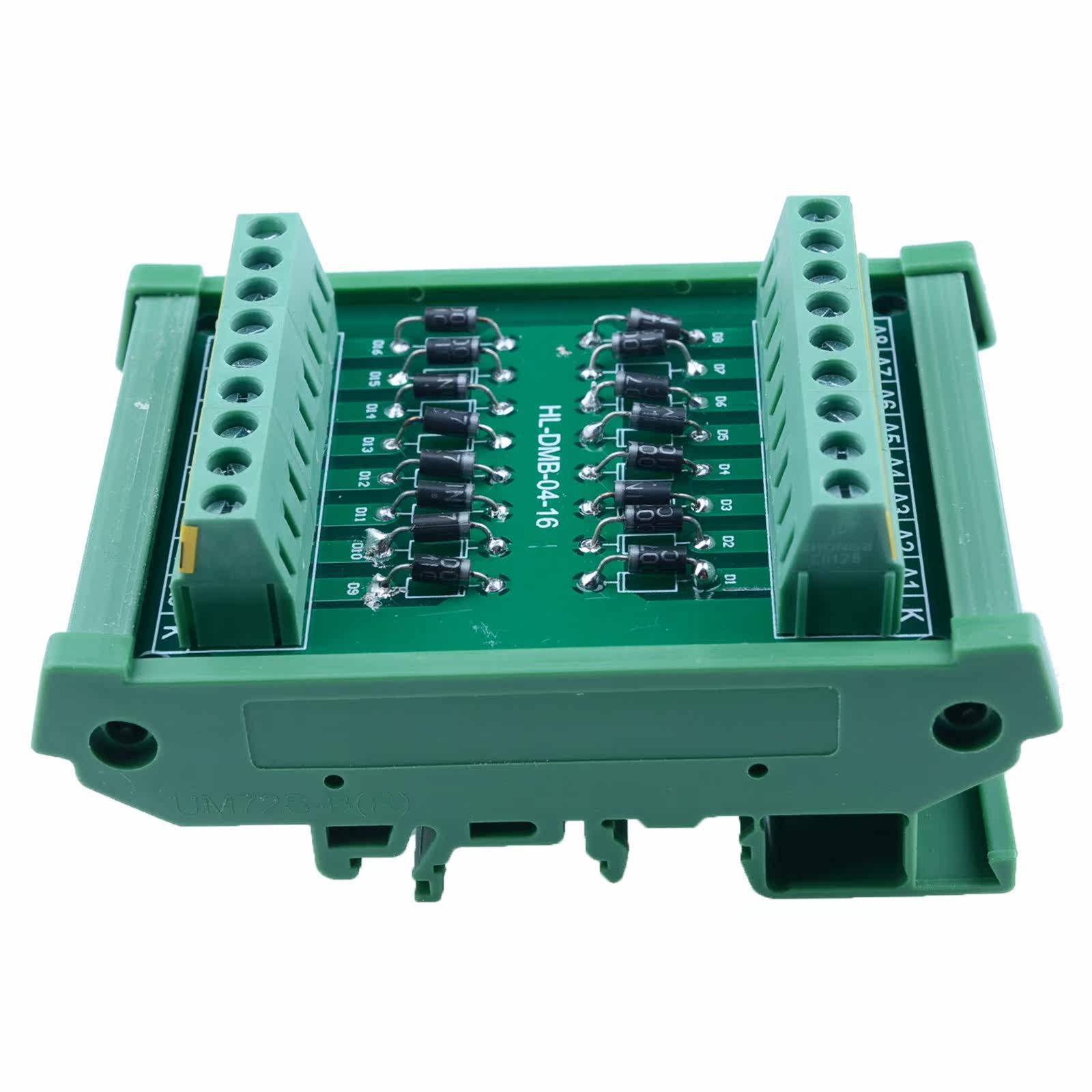 DIN Rail Mount 1 Amp 1000V Common Cathode 16 Diode Network M - 图2